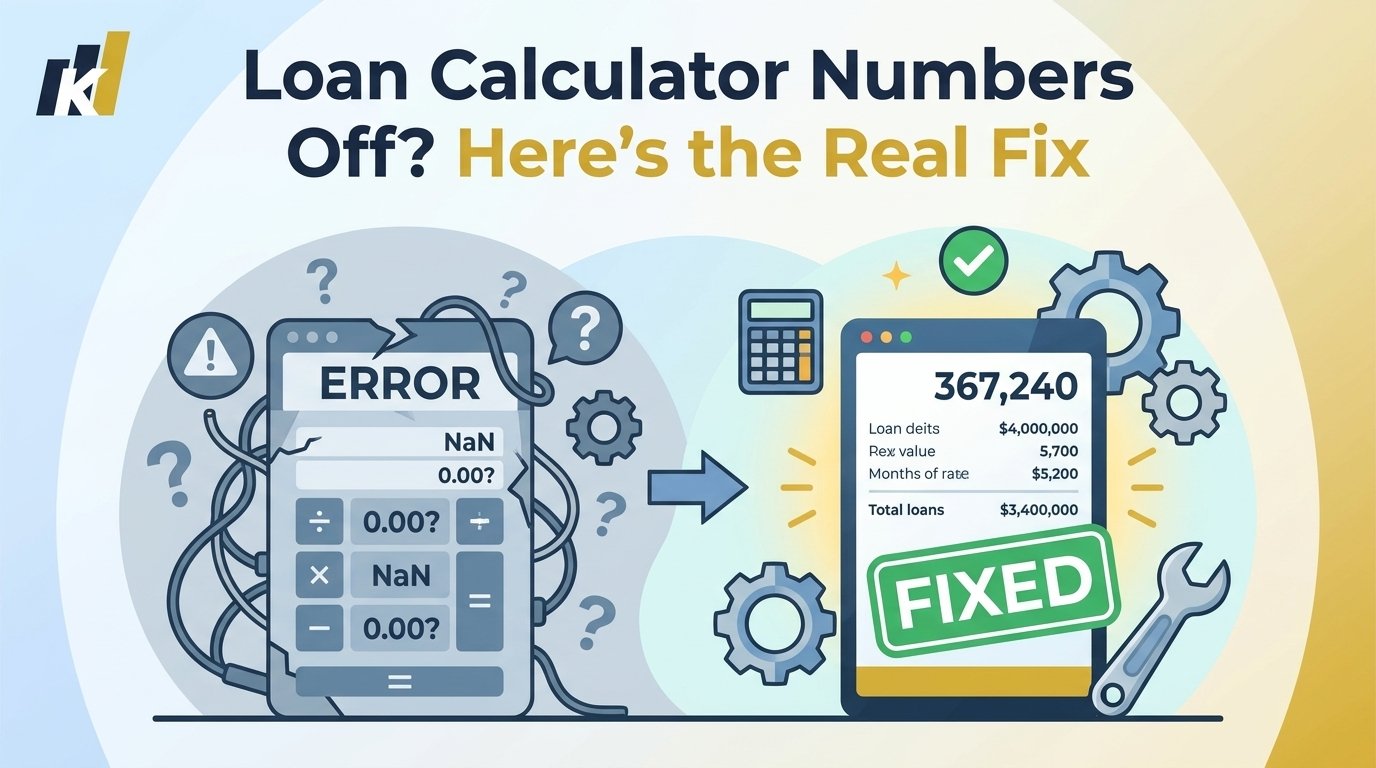 Loan Calculator Numbers Off? Here's the Real Fix