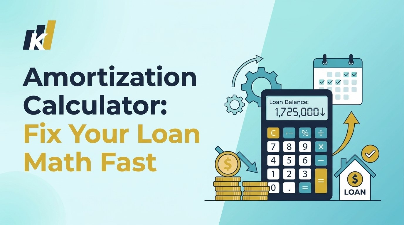 Amortization Calculator: Fix Your Loan Math Fast