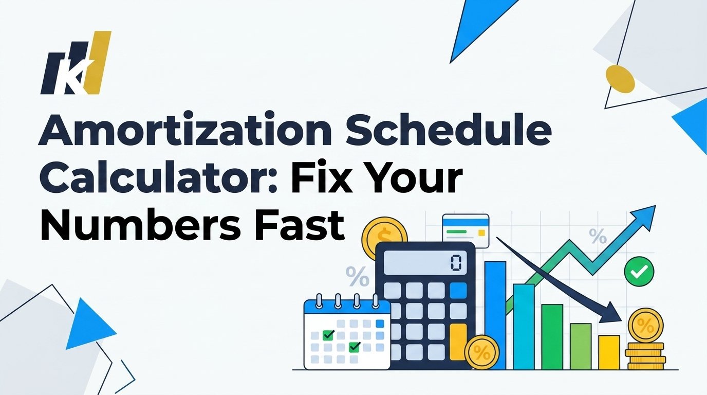 Amortization Schedule Calculator: Fix Your Numbers Fast