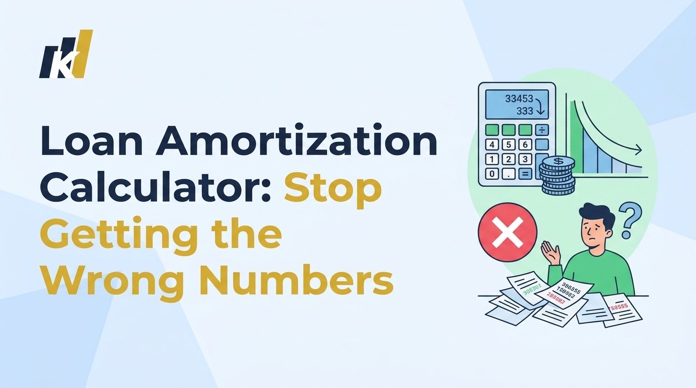 Loan Amortization Calculator: Stop Getting the Wrong Numbers